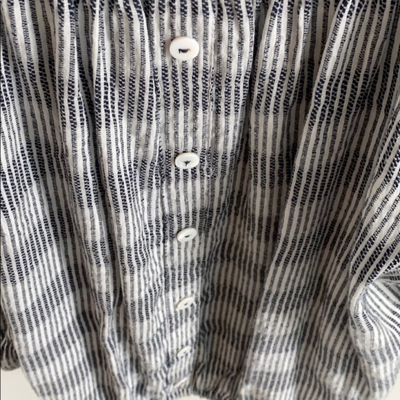 NWT Romeo Juliet White/Navy Top S - Picture 4 of 5